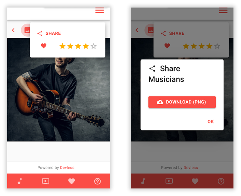 No code Mobile App Builder