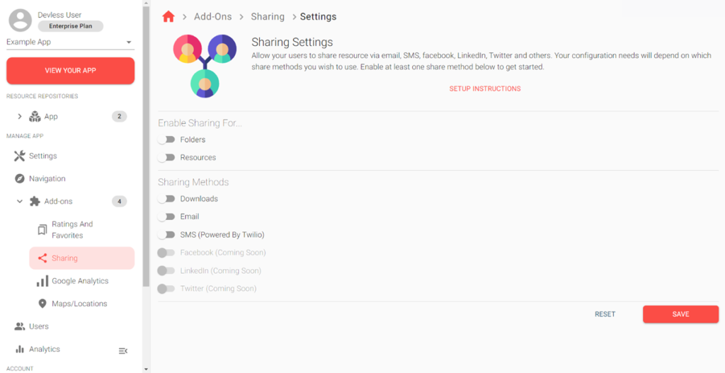 Devless No-code App Builder